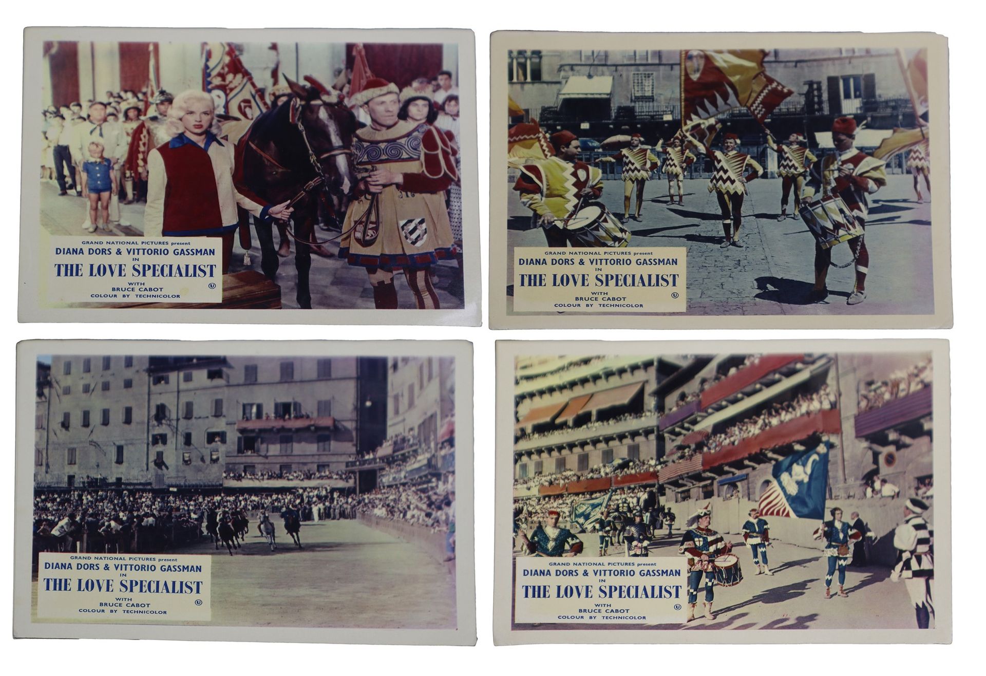 Null N.4 Lobby cards `` The love specialist '' , 1950s 20.5 cm x 26 cm Girosign &hellip;