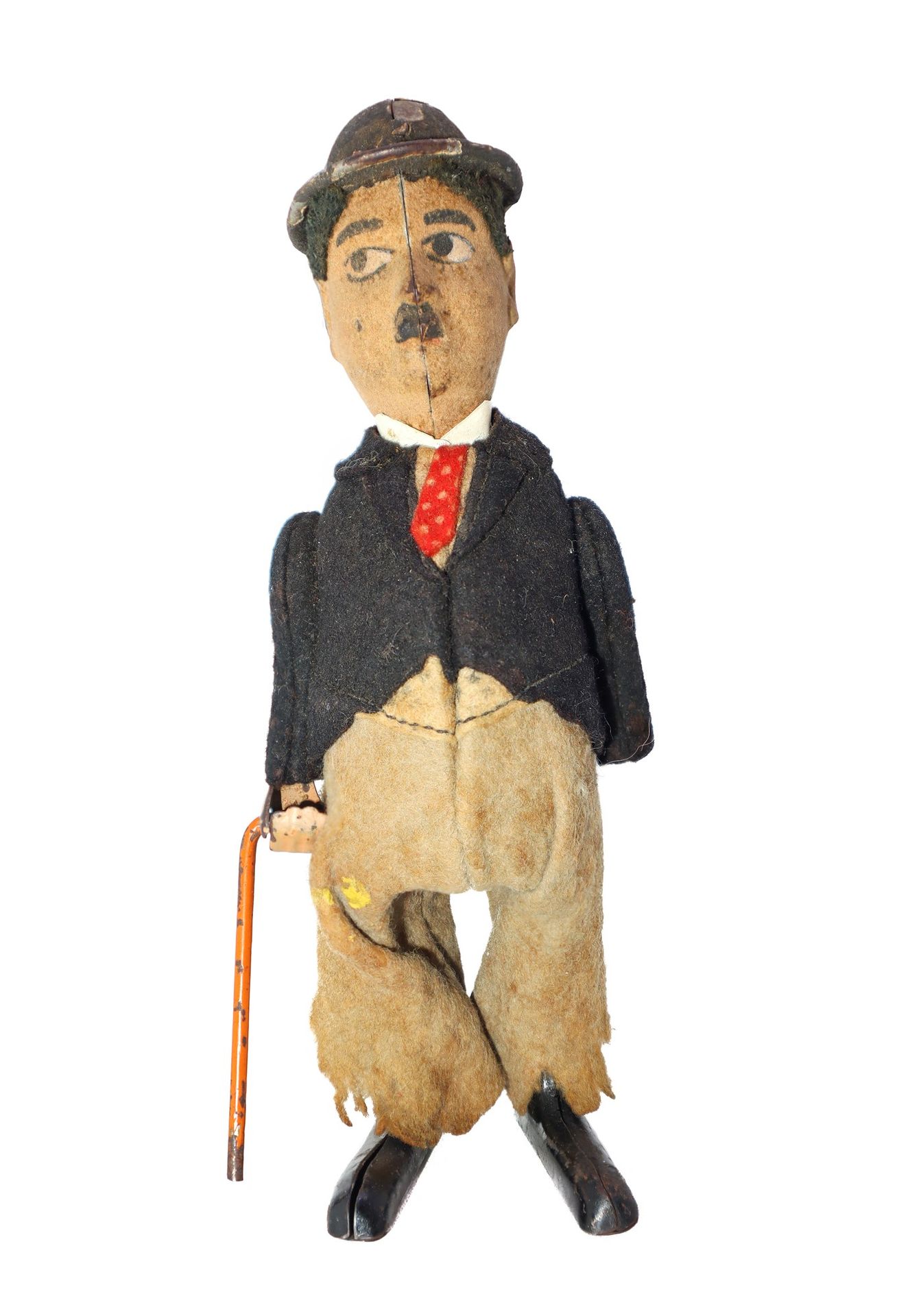 SCHUCO 查理-卓别林，1920年代，高17.5厘米 

舒科木偶，型号940，描绘了查理-卓别林的《小流浪汉》。该木偶制作于20世纪20年代，由锡制成，上&hellip;