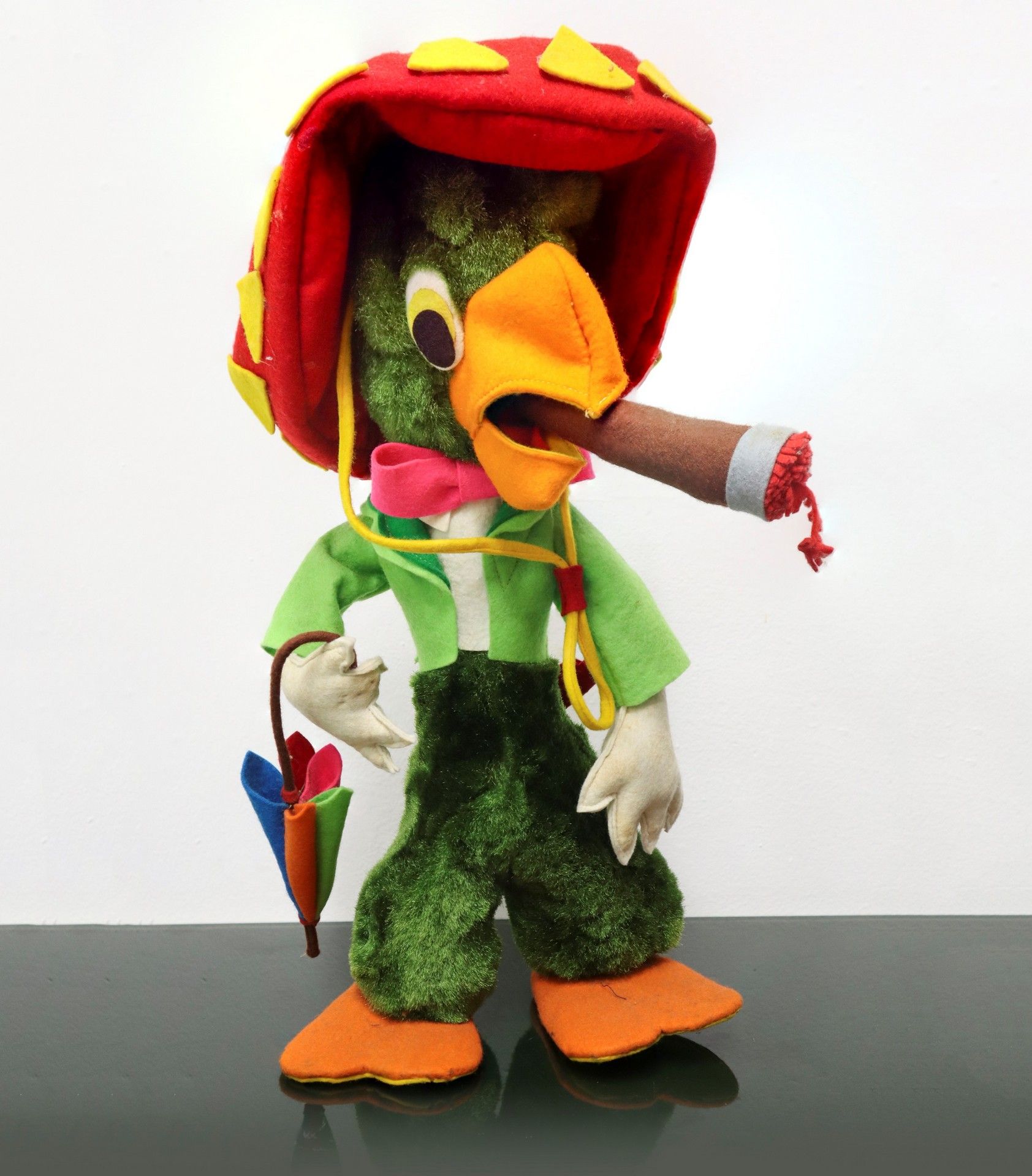Null Josè Carioca in pannolenci. From the animated feature film "I Tres Caballer&hellip;