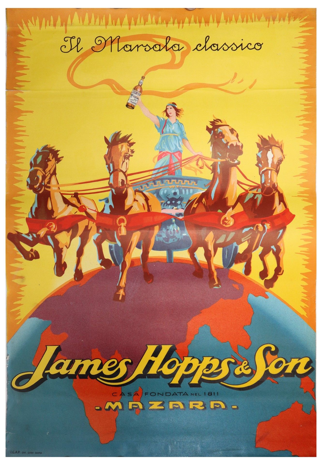 John Hopps and Sons Mazara del Vallo Affiche publicitaire John Hopps And Sons Ma&hellip;