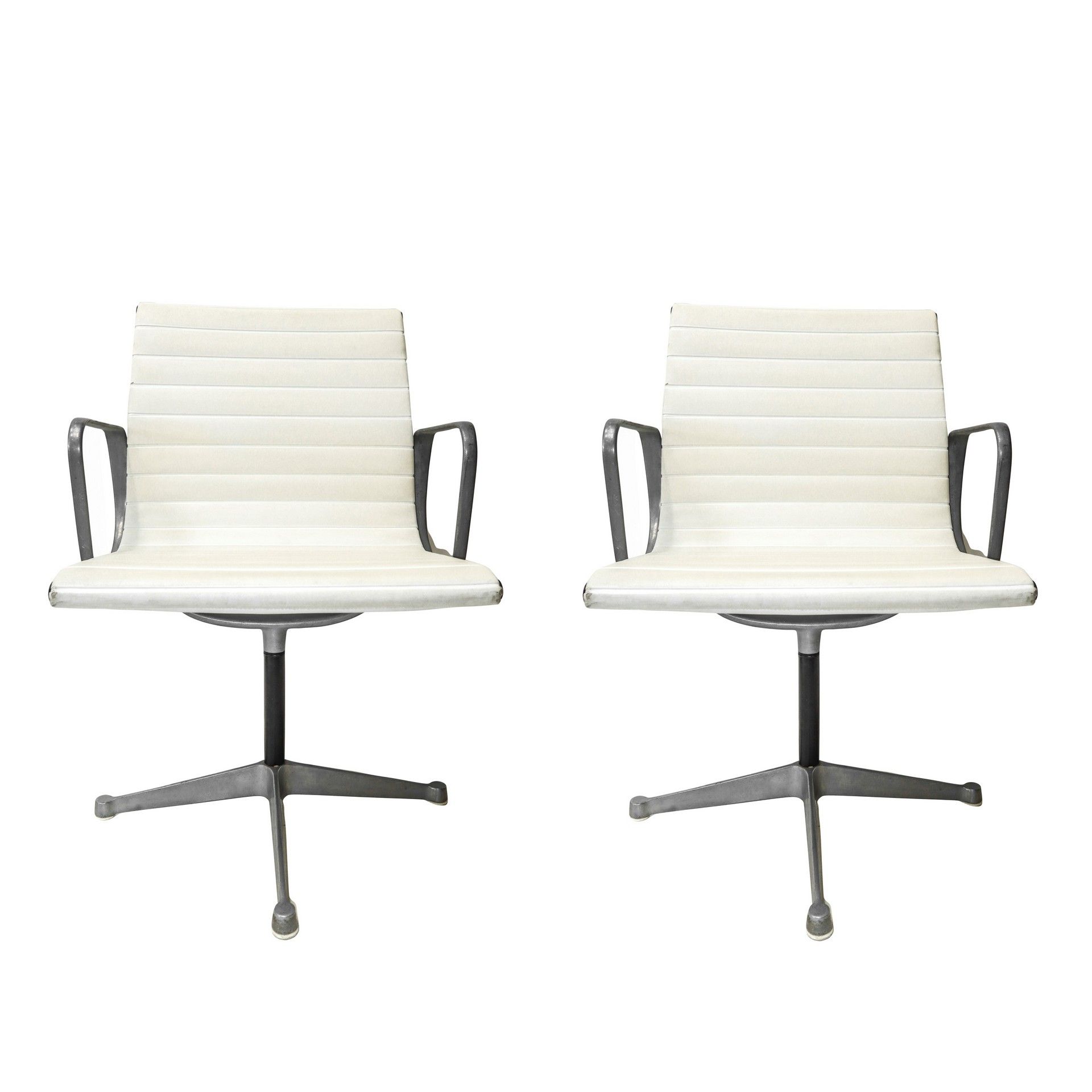 Herman Mille per C&R Eames Herman Mille for C&R Eames - Pair of chairs mod. Alum&hellip;