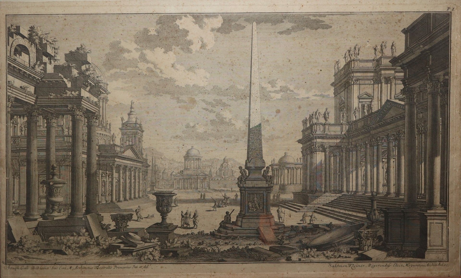 Giuseppe Galli da Bibiena Giuseppe Galli da Bibiena (Parma 1696-Berlin 1757) - 表&hellip;