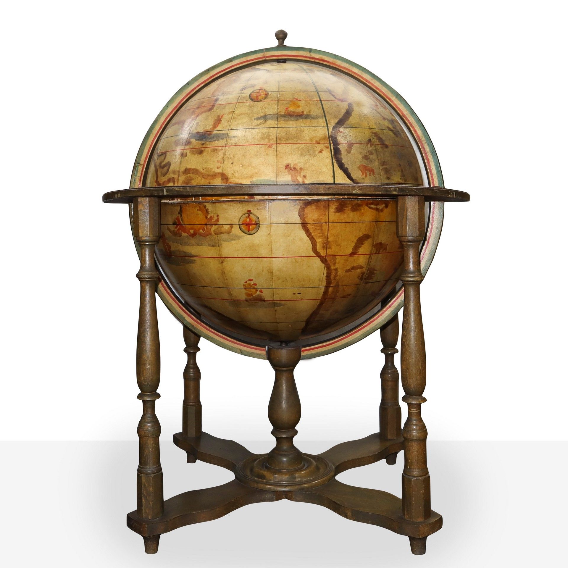 Null Bar cabinet globe, Early 20th century H cm 103x79
