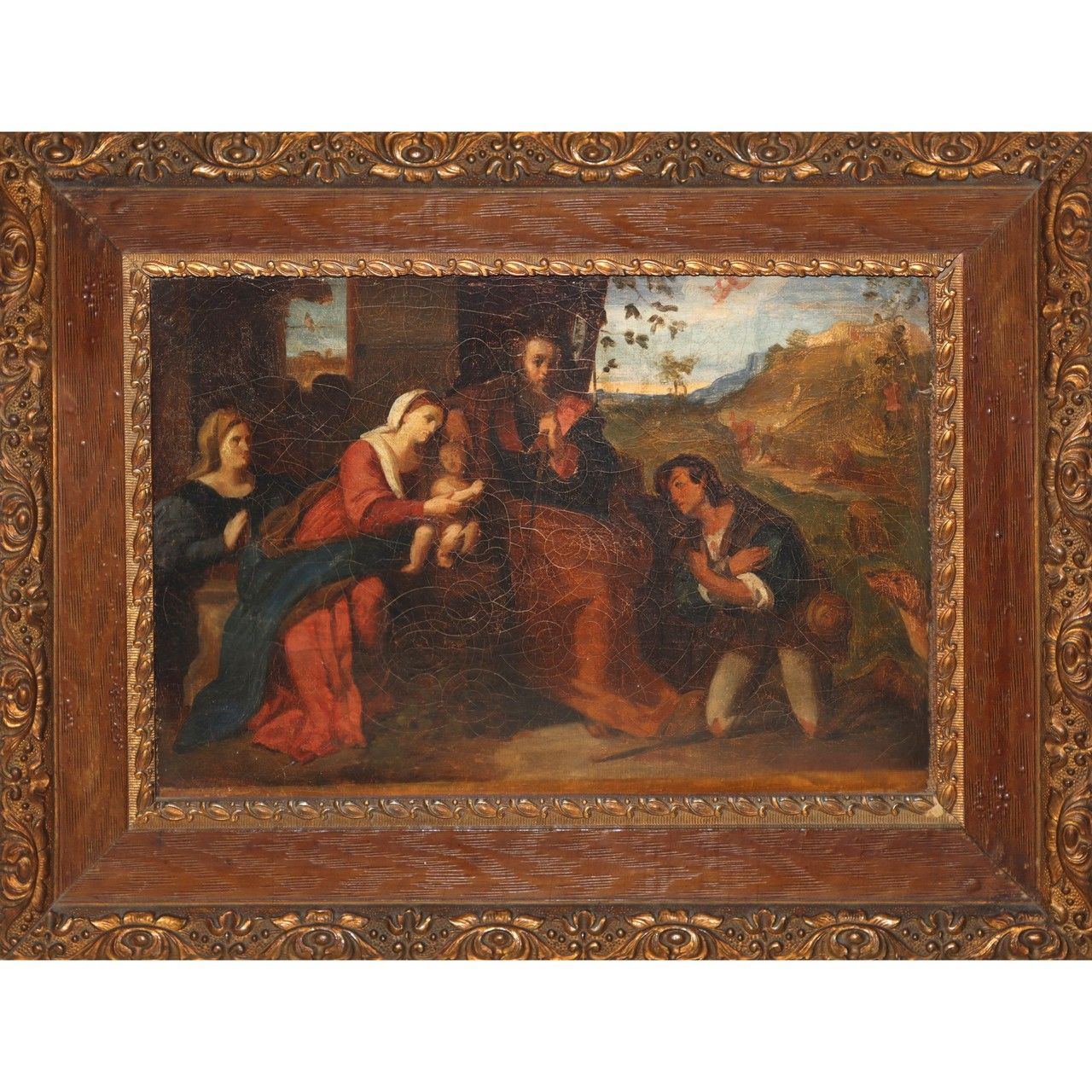 Null Adoration of the Shepherds, copy from Palma the Elder, 19th century painter&hellip;