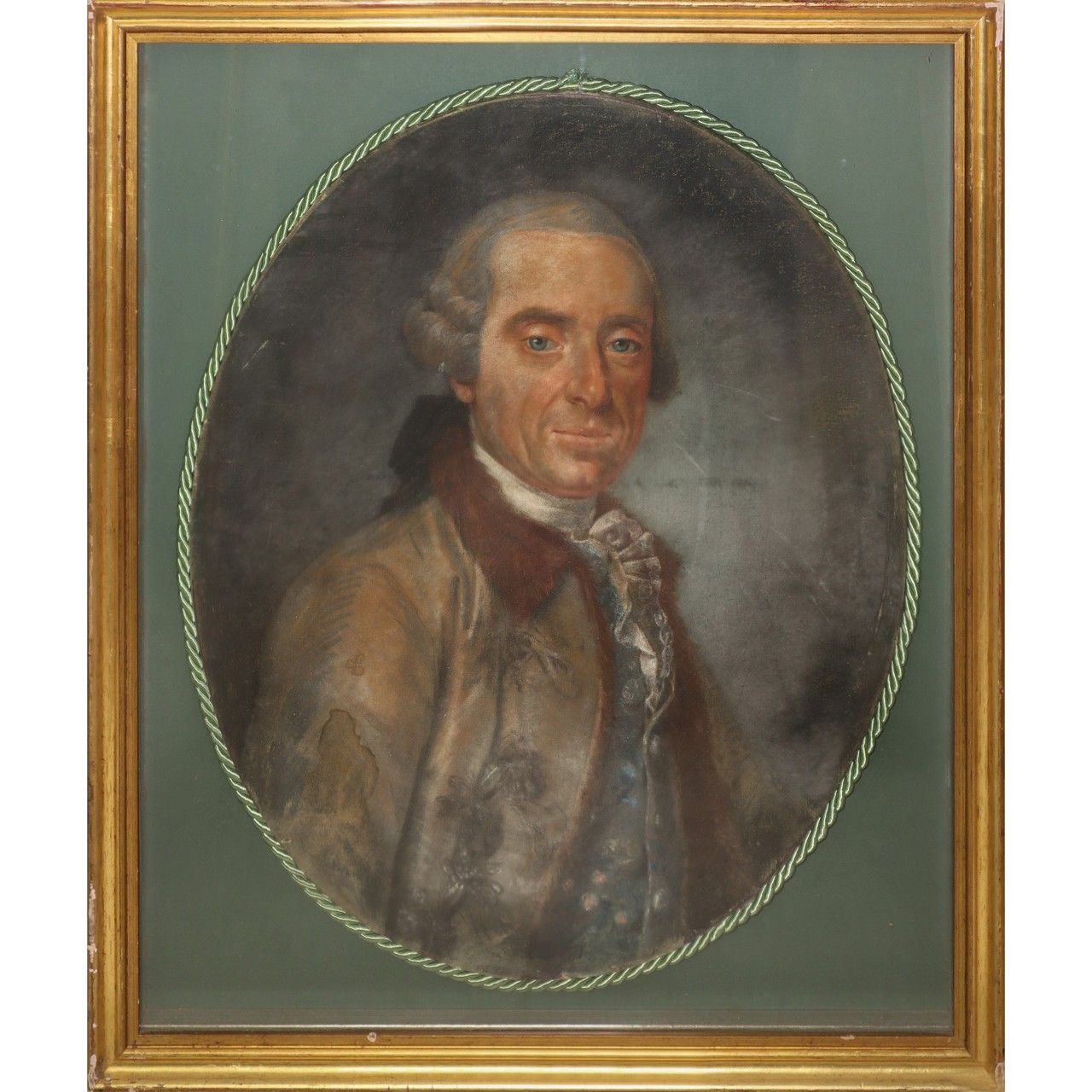 Null Portrait of a Gentleman, 18th century H cm 59x46 - in frame H cm 72x60 Temp&hellip;