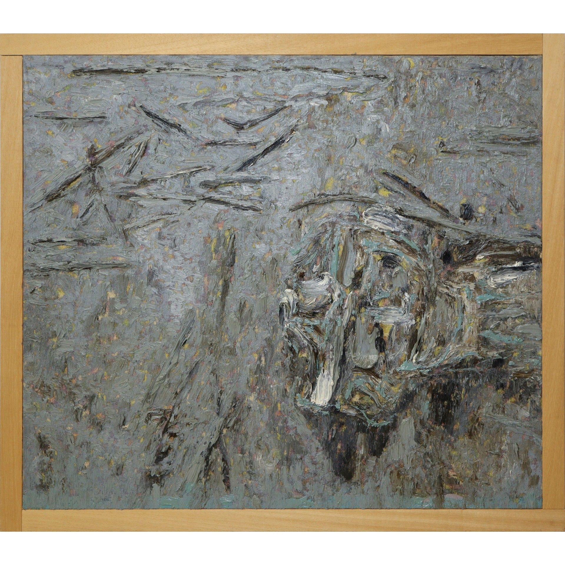 Piero Zuccaro Piero Zuccaro (Catania 1967) - Relitto, 2004 H cm 62x70 Öl auf Lei&hellip;
