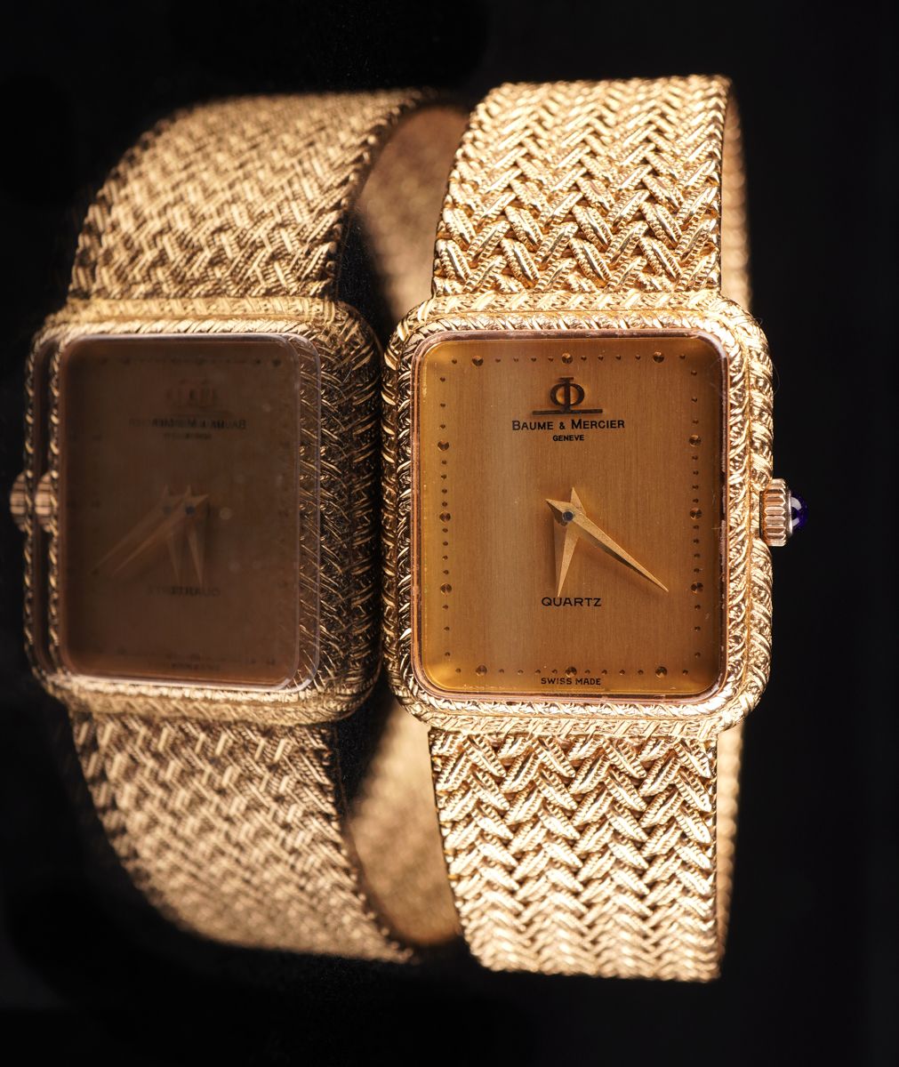 Null Montre-bracelet Baume & Mercier pour dame, GG 750, ,boîtier en or, D : 21,5&hellip;