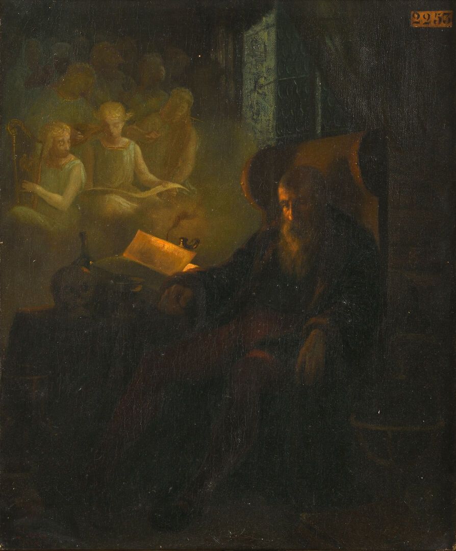 Null Jean-Baptiste Léon GARIN (1822-?).

Faust assis dans son cabinet.

Huile su&hellip;