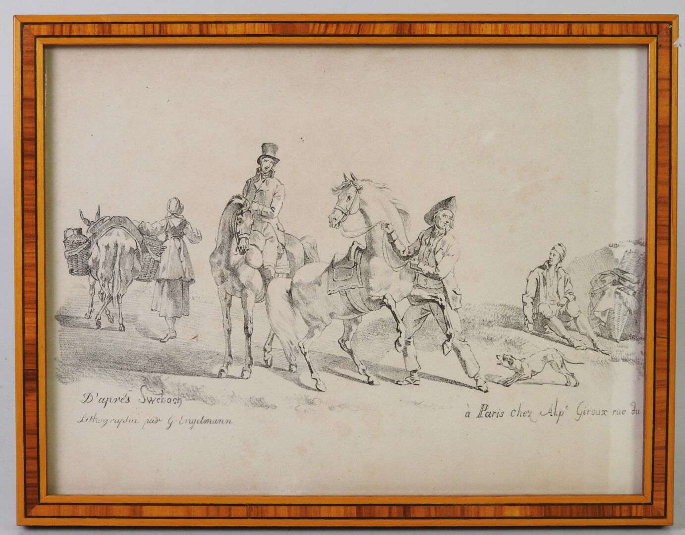 Null Jacques François SWEBACH DESFONTAINES (1768-1833)，之后。

马被狗吓到了。

G. ENGELMAN&hellip;