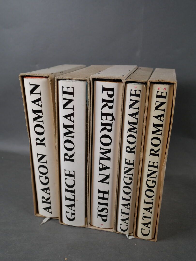 Null [Editions Zodiaque] 5 volumes : Aragon roman, Galice romane, préroman hispa&hellip;