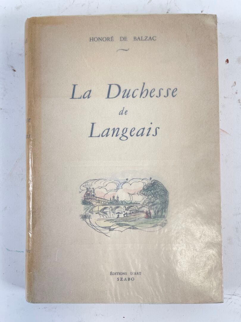 Null Honoré de Balzac, La Duchesse de Langeais.
Vichy, Szabo, 1947. In-4, 181p.
&hellip;