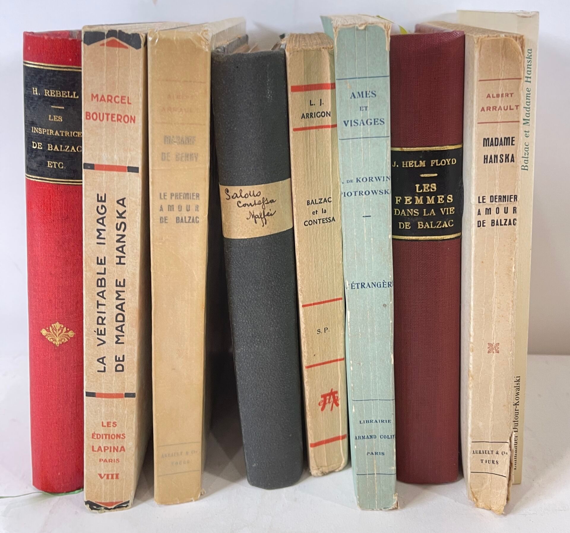 Null [Balzac et les femmes] Lot de 9 volumes dont :
R Barbiera, Il salotto della&hellip;