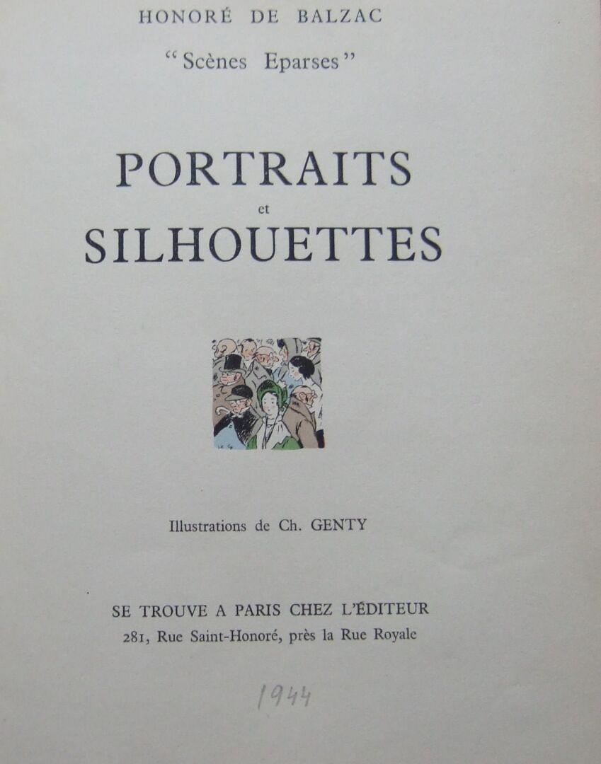Null Honoré de Balzac, Portraits et silhouettes.
Paris, Nouvelle société d'éditi&hellip;