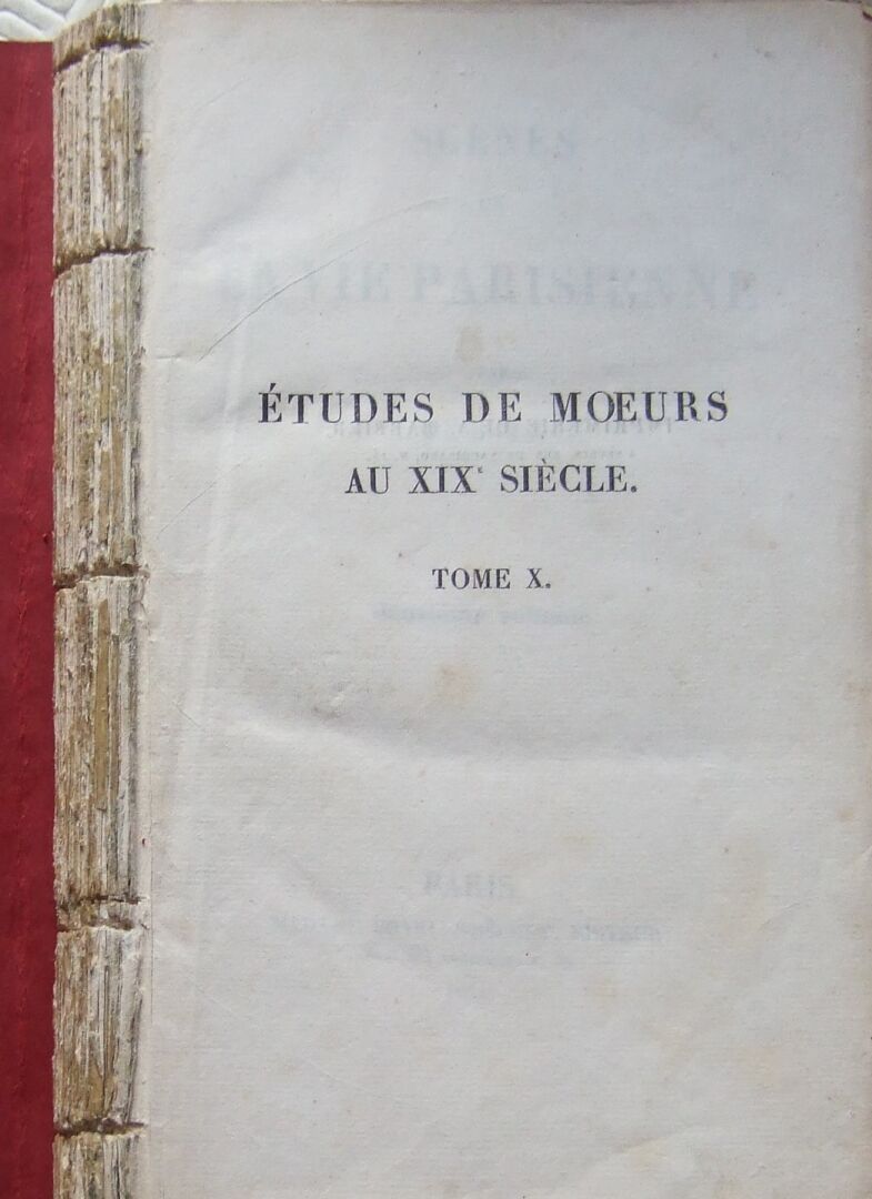 Null Honoré de Balzac, Etudes de moeurs du XIXe siècle - tome VIII, IX & X. 
Par&hellip;
