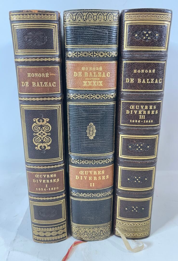 Null Honoré de Balzac, Oeuvres diverses.
Paris, Conard, 1935-1940. 3 volumes in-&hellip;