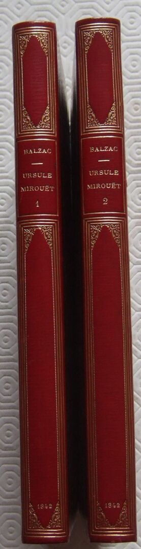 Null Honoré de Balzac, Ursule Mirouët.
Parigi, Hippolyte Souverain, 1842. 2 volu&hellip;