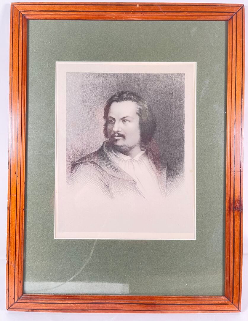 Null Jules Letoula.
Honoré de Balzac.
A vue : 29*23 cm. 
Tirage sur chine appliq&hellip;