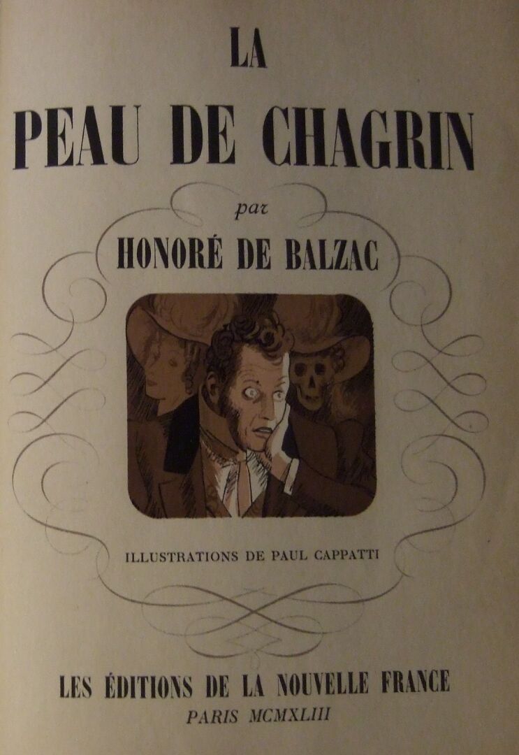 Null Honoré de Balzac, La Peau de Chagrin. 
Paris, Editions de la Nouvelle Franc&hellip;