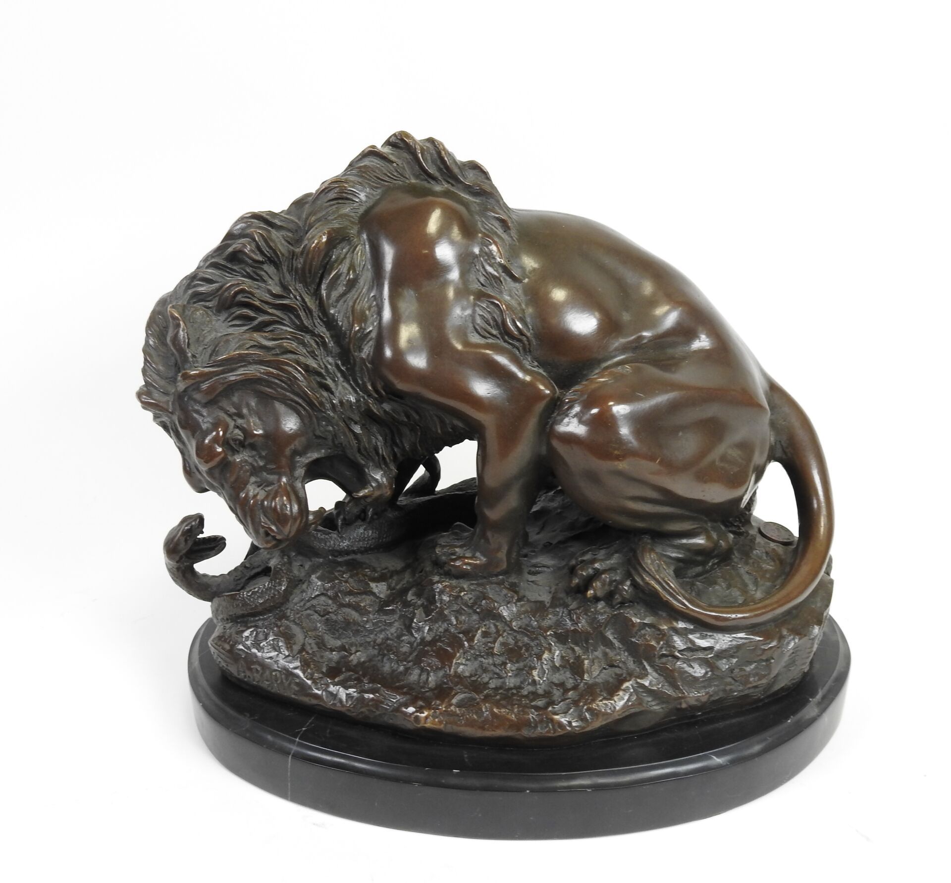 Null Antoine-Louis BARYE (1795-1875), d'après.
Lion au serpent, dit Lion des Tui&hellip;
