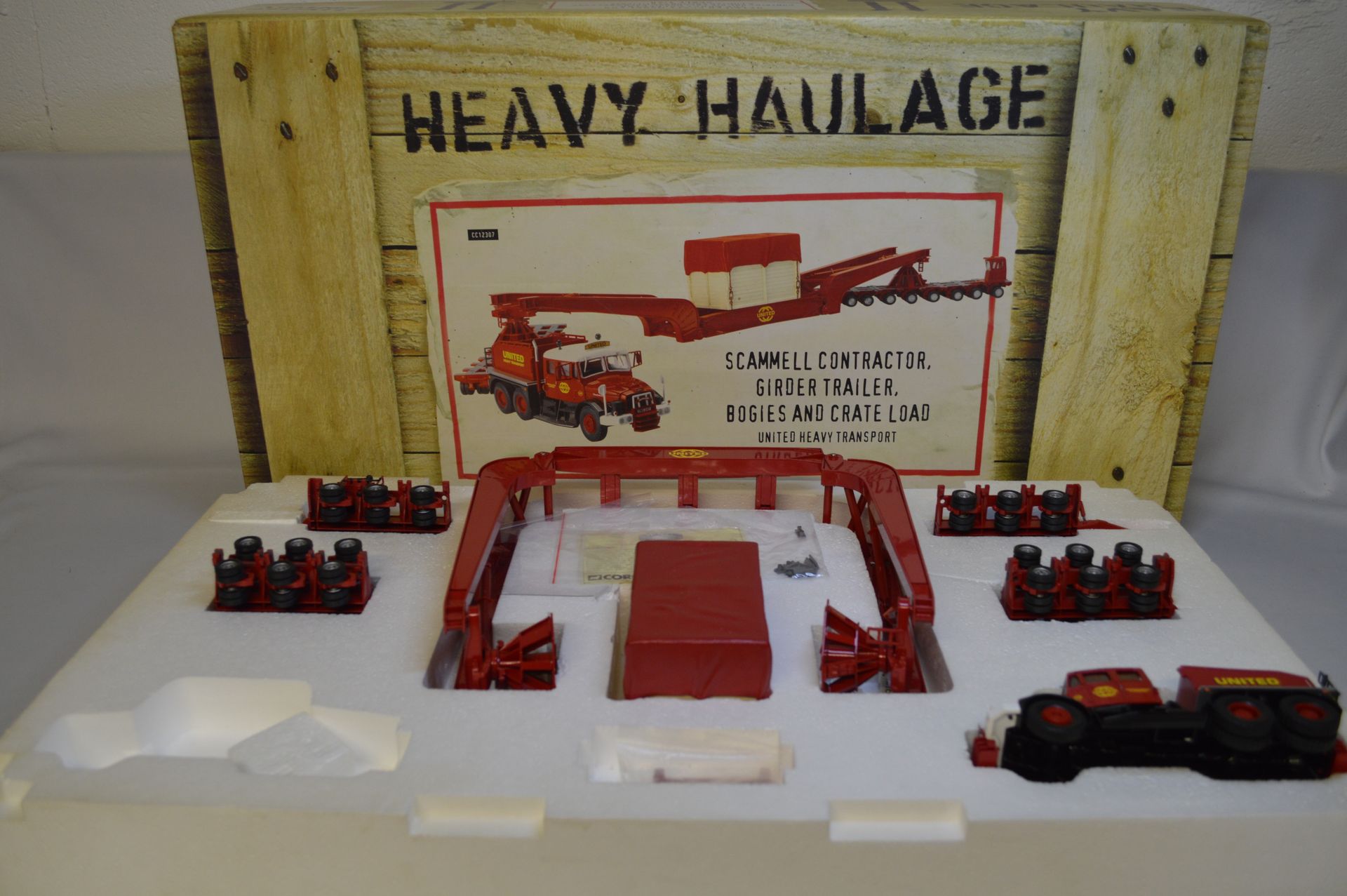 Null Seltener CORGI - Heavy Haulage LKW aus Metall: Scammell contractor, Girder &hellip;