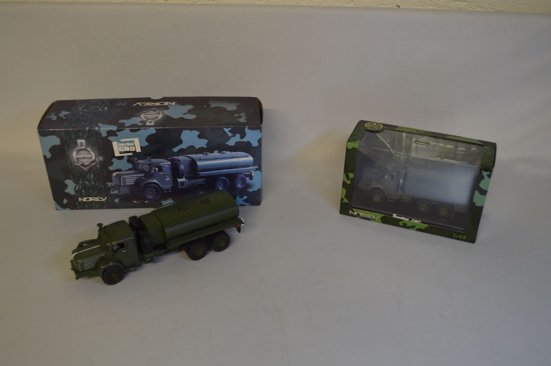 Null Set of two boxes NOREV - ARMY and BERLIET GBO 15 6x4. Metal. 1 : 43. Includ&hellip;