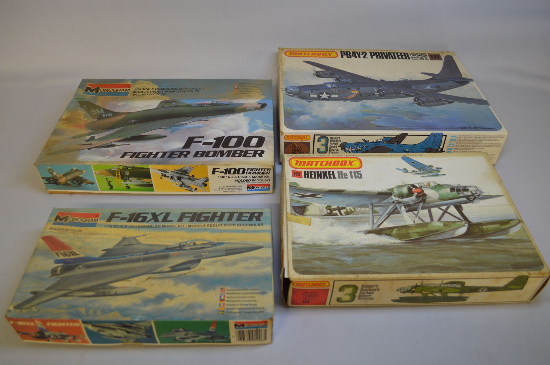 Null Very nice set of aircraft models: 



- MONOGRAM - F16XL FIGHTER - 1 : 72

&hellip;