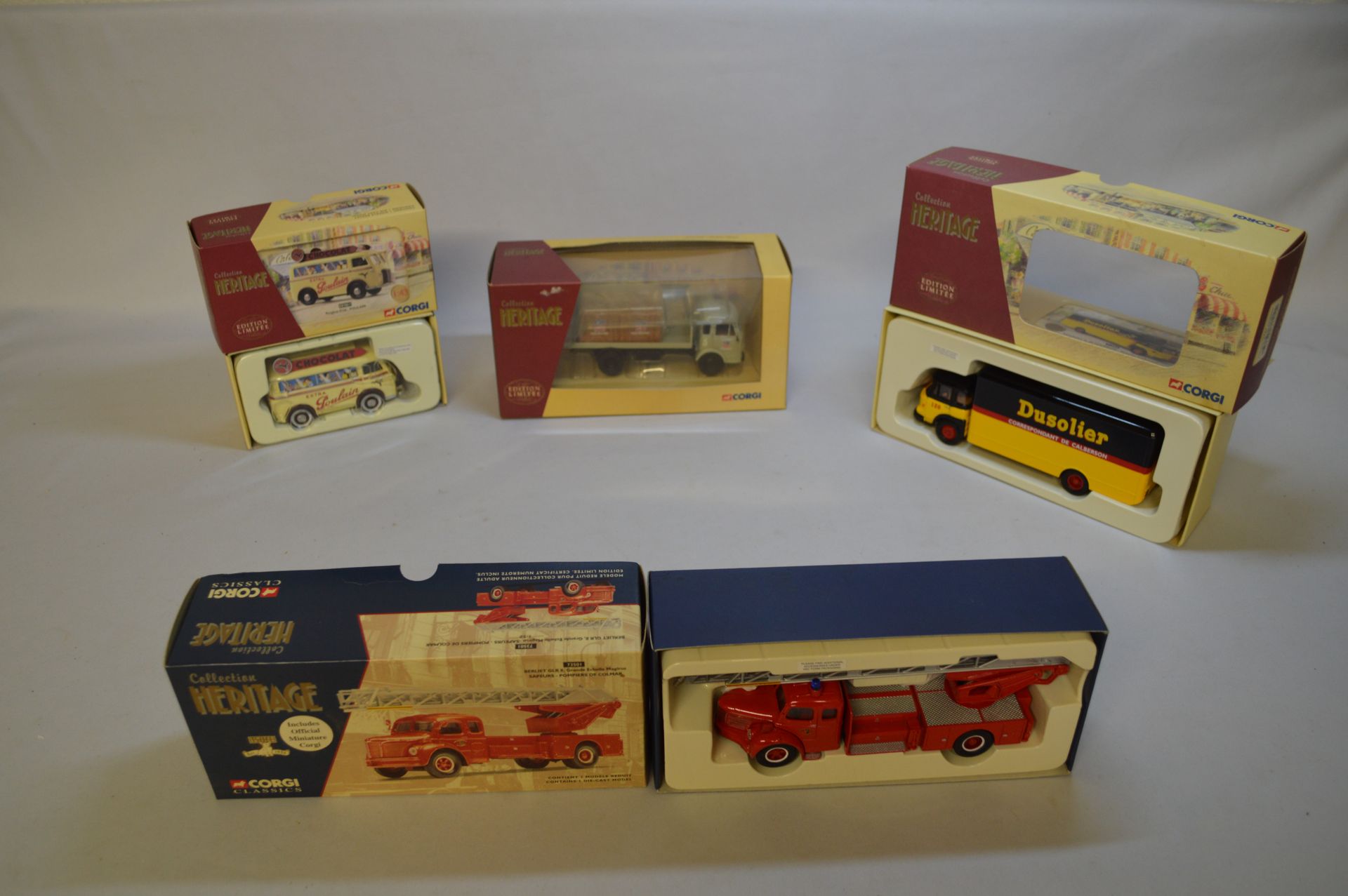 Null CORGI - HERITAGE Collection - Part 2. 1 : 50. Set of four miniatures on the&hellip;