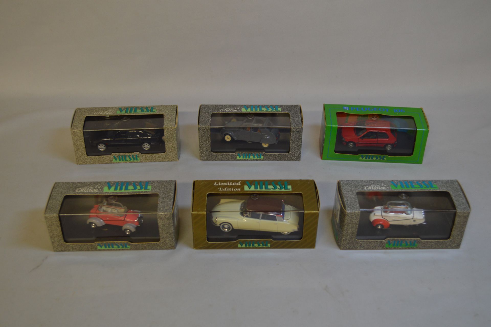 Null SPEED. Metal and others. 1 : 43. Set of six SPEED miniatures including : Li&hellip;