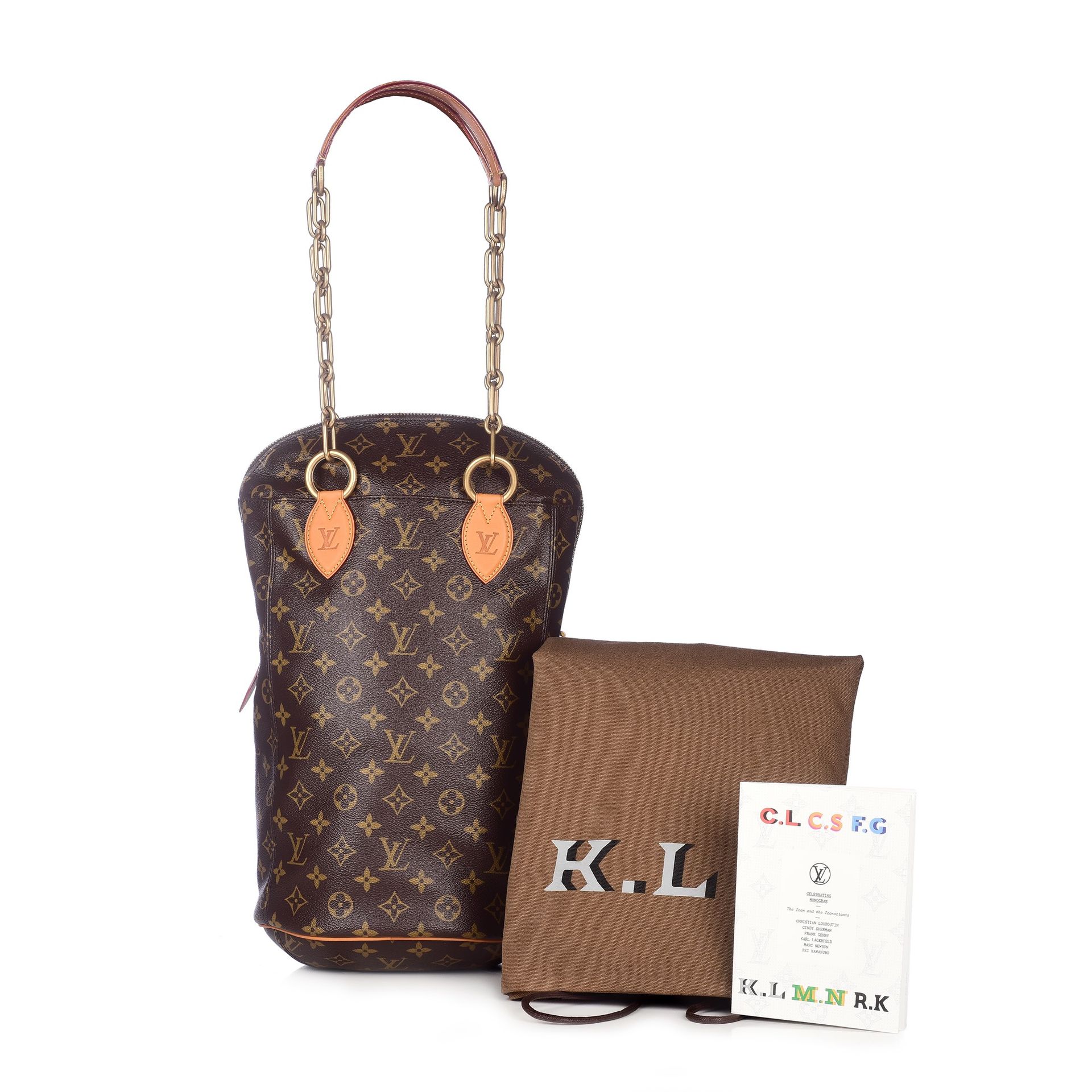 Louis Vuitton punching bag designed by Karl Lagerfeld, l…