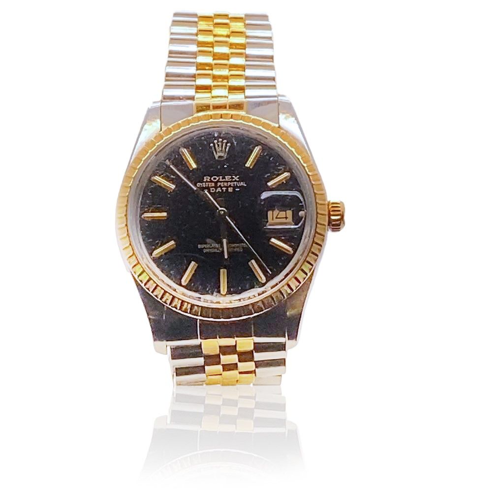 ROLEX Rolex Date Ref. 15053, year 1984. Steel and 18K gold case and bracelet, de&hellip;
