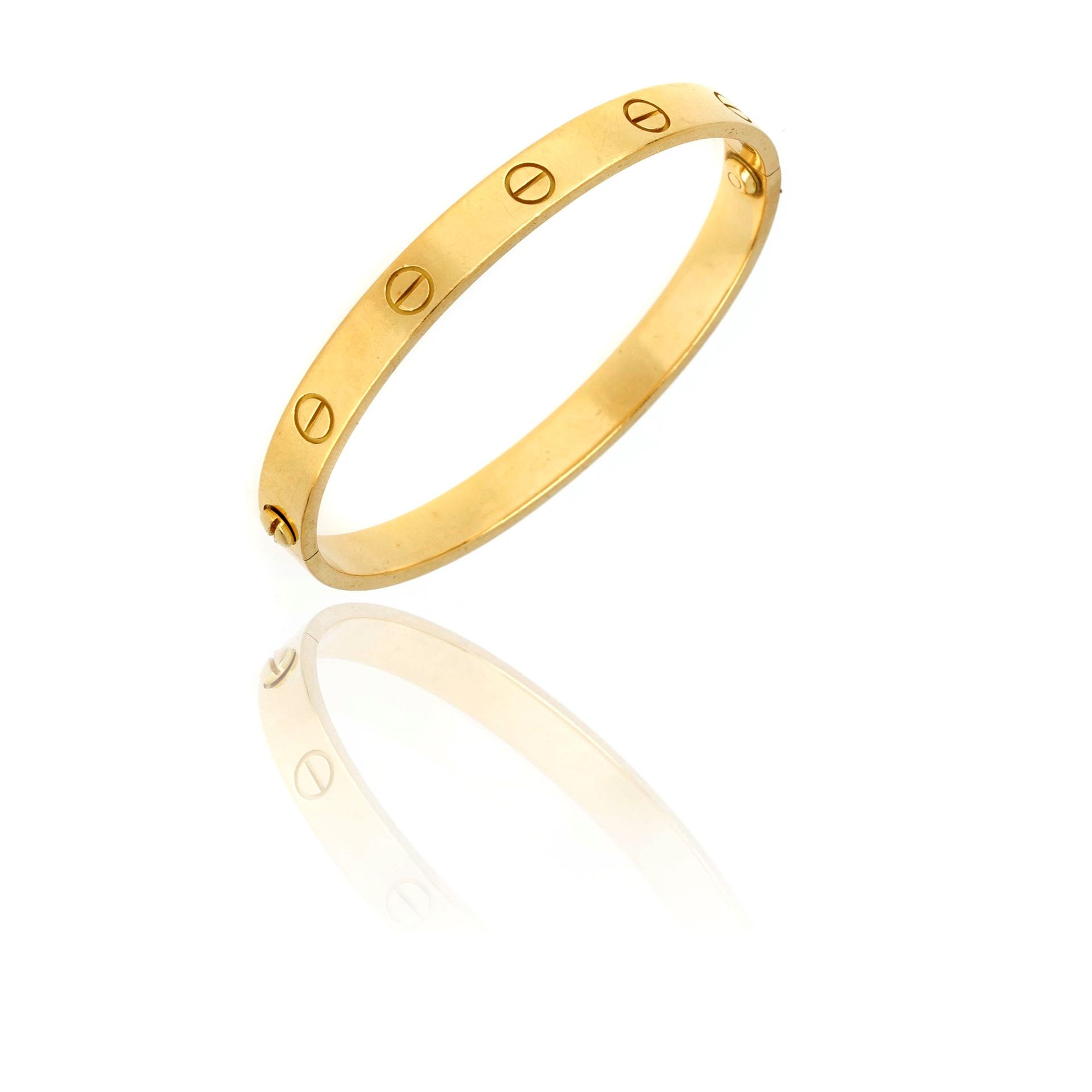 CARTIER Bracelet Cartier Love en or jaune 18 carats, avec tournevisTaille 17Poid&hellip;