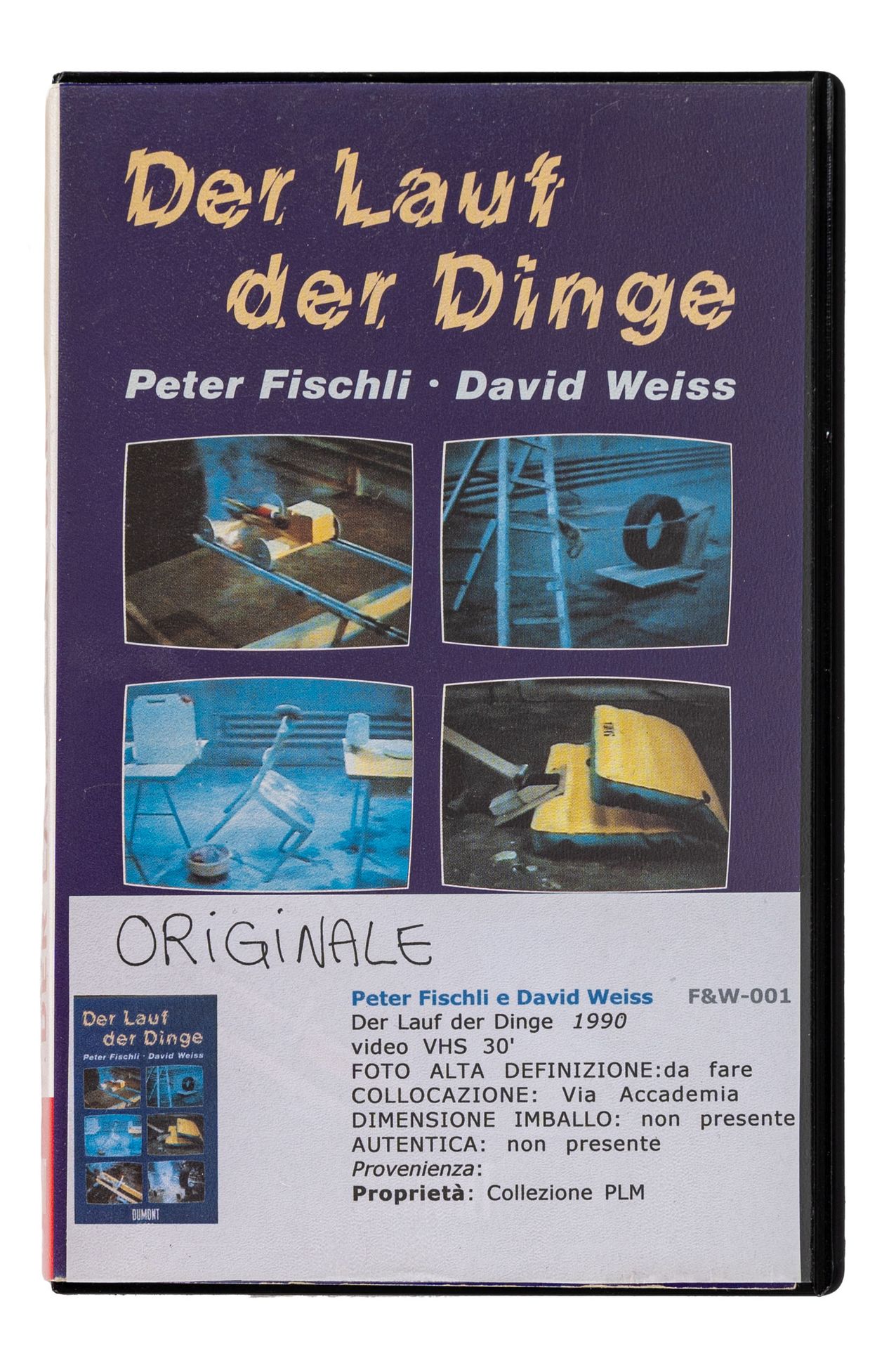 Null Fischli Peter and Weiss David

舞蹈表演

1990

视频VHS，时长30分钟

19.5 x 12.5 x 3厘米
&hellip;