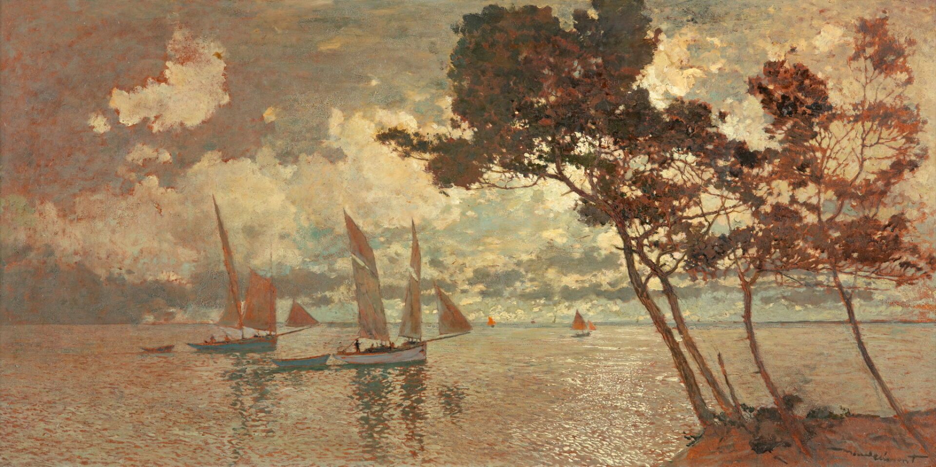 Null Amédée Julien MARCEL-CLÉMENT (1873-1950)
La Pointe de Tambourin, Noirmoutie&hellip;