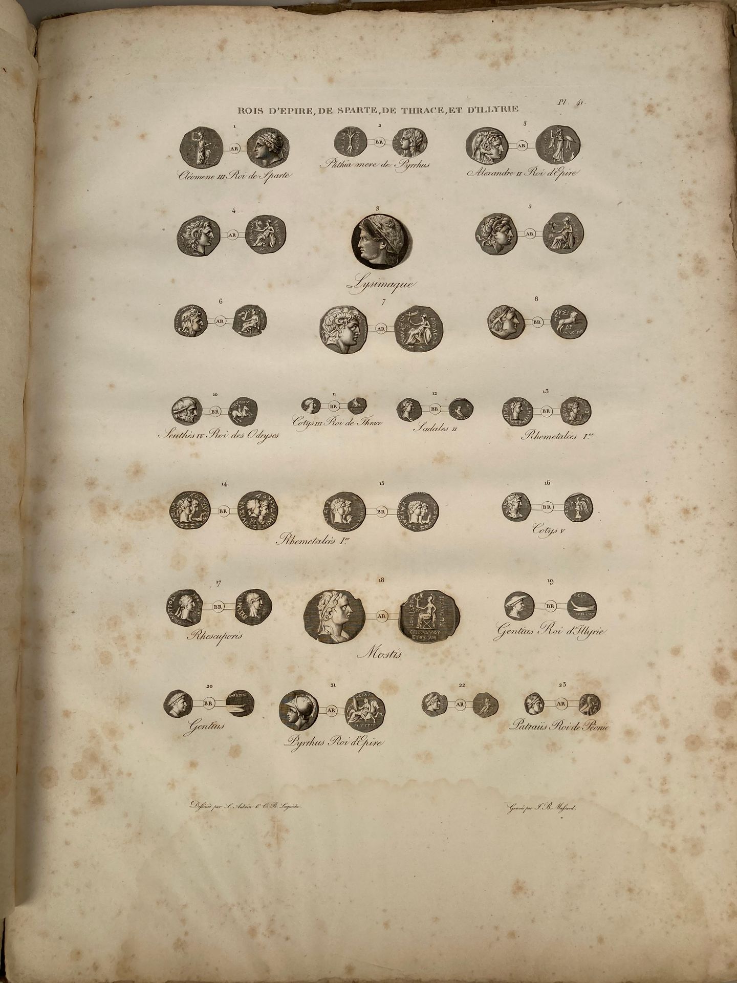 Null VISCONTI. 

Planches de l'Iconographie grecque.

Paris, Didot l'Aîné, 1817
&hellip;