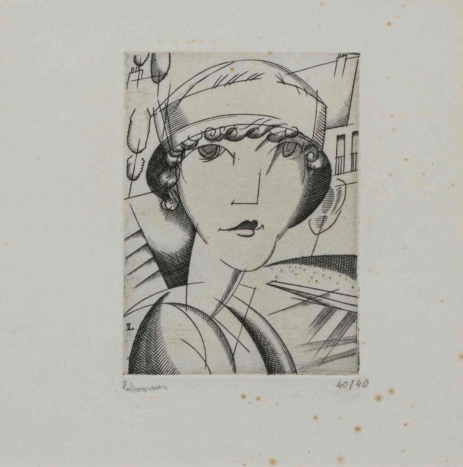 Null Jean Emile LABOUREUR (Nantes, 1877 - Pénestin,1943)

Jeune femme au chapeau&hellip;