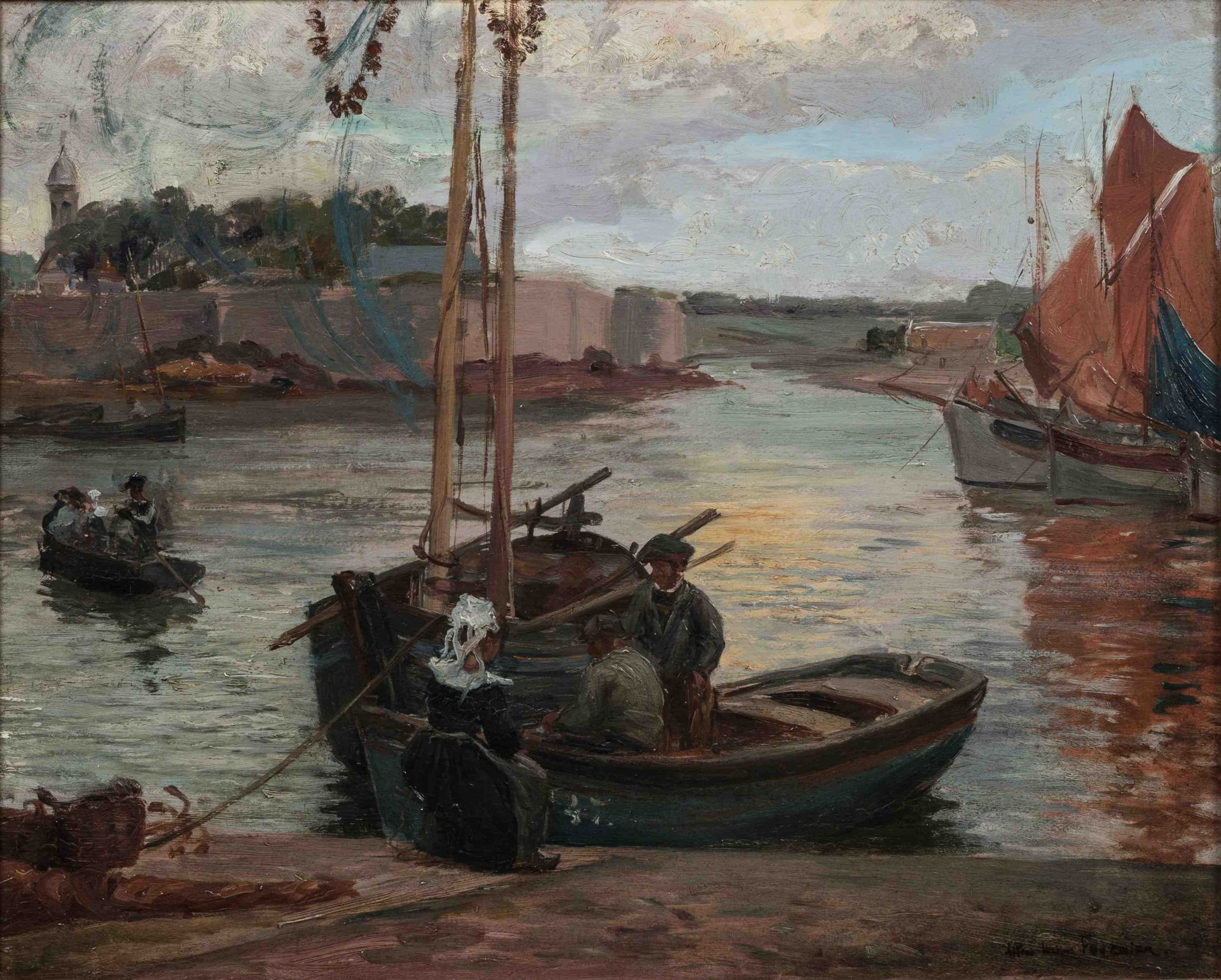 Null Alfred Victor FOURNIER (1872-1924)

Concarneau, conversation at the passage&hellip;