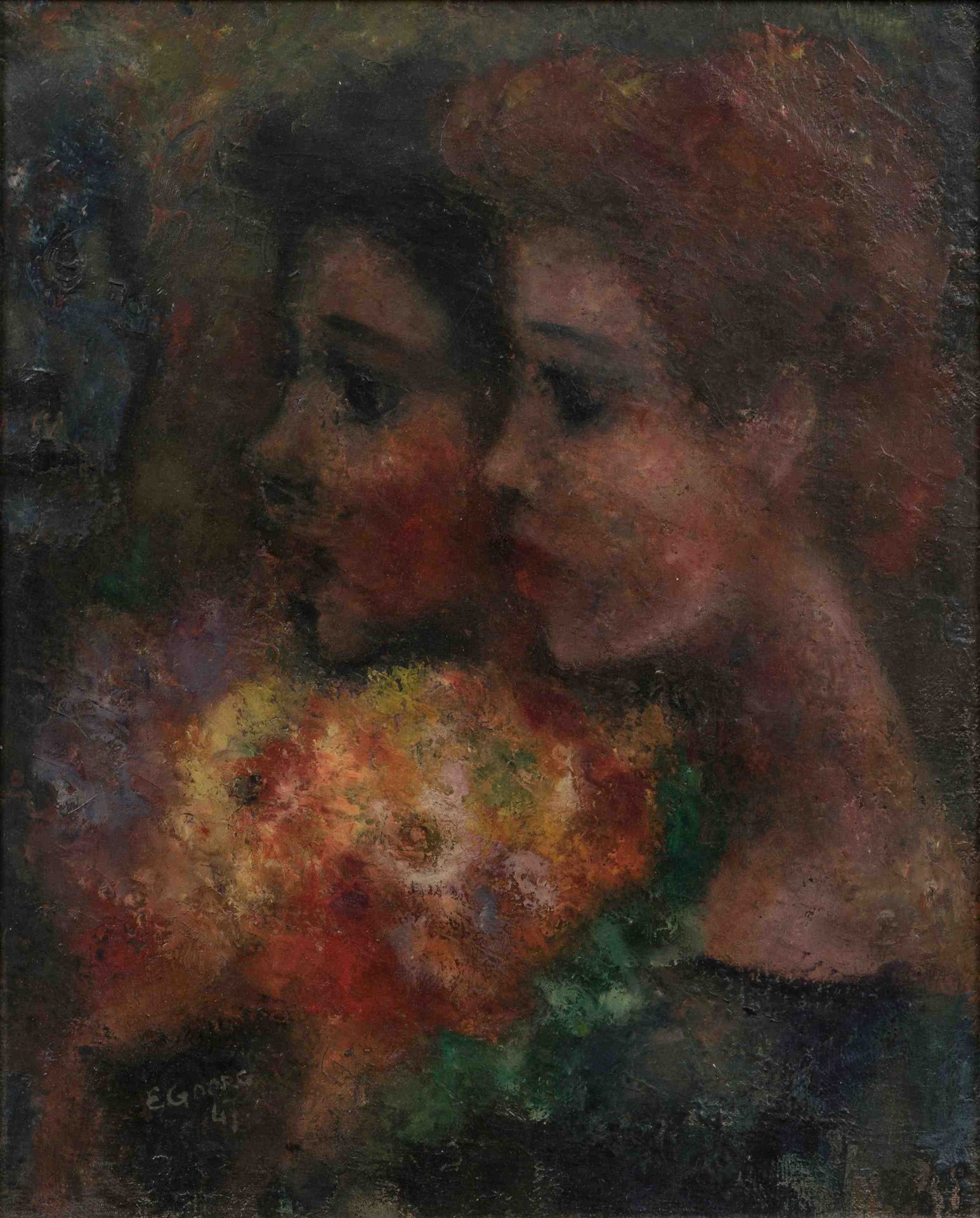 Null Edouard GOERG (Sydney, 1893 - Callian, 1969)

"Due giovani donne e una vecc&hellip;