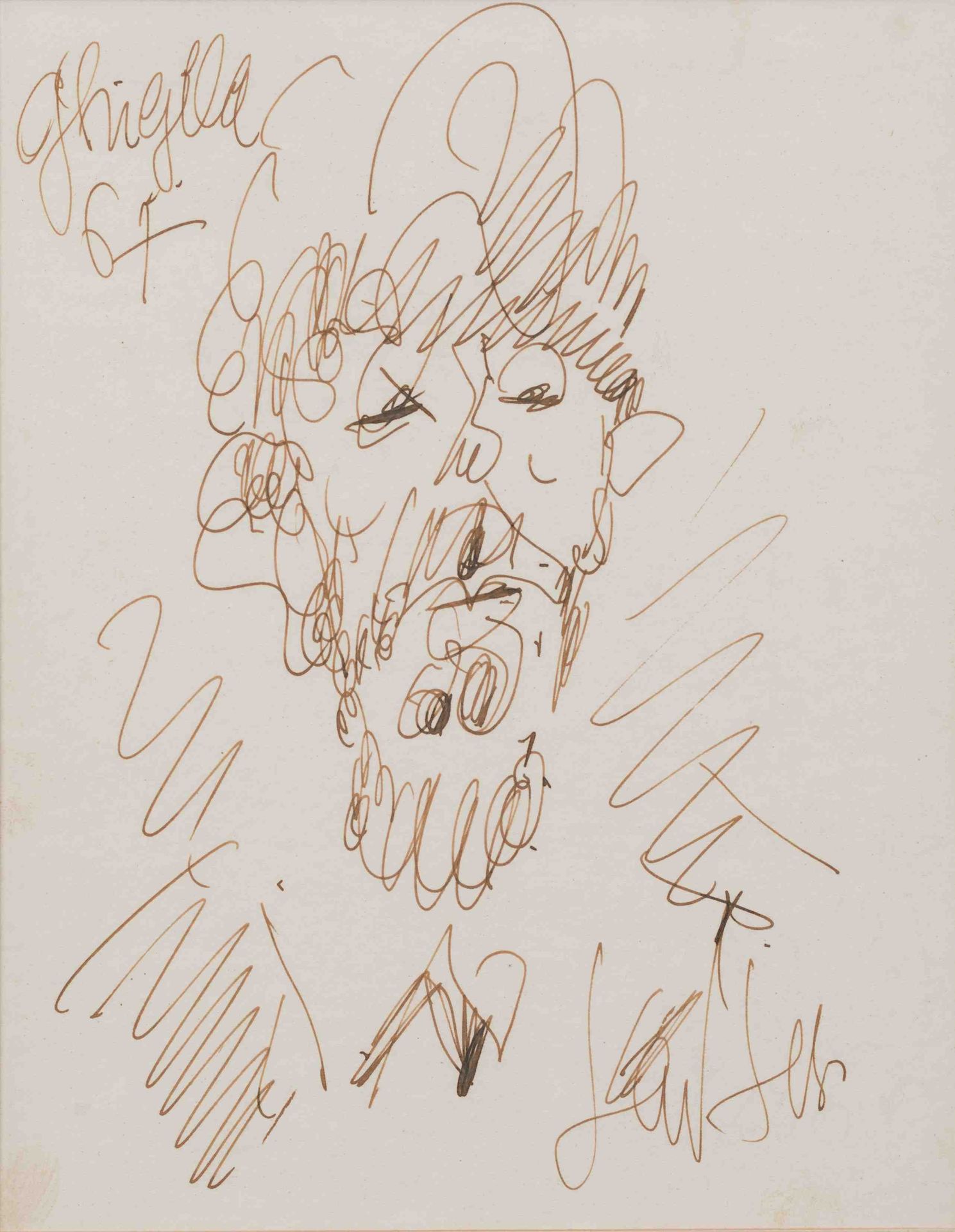 Null GEN PAUL（巴黎，1895-1975），尤金-保罗，被称为

"Ghiglia"。

纸上水墨，左上方有标题和日期67，右下方有签名。 

高度&hellip;
