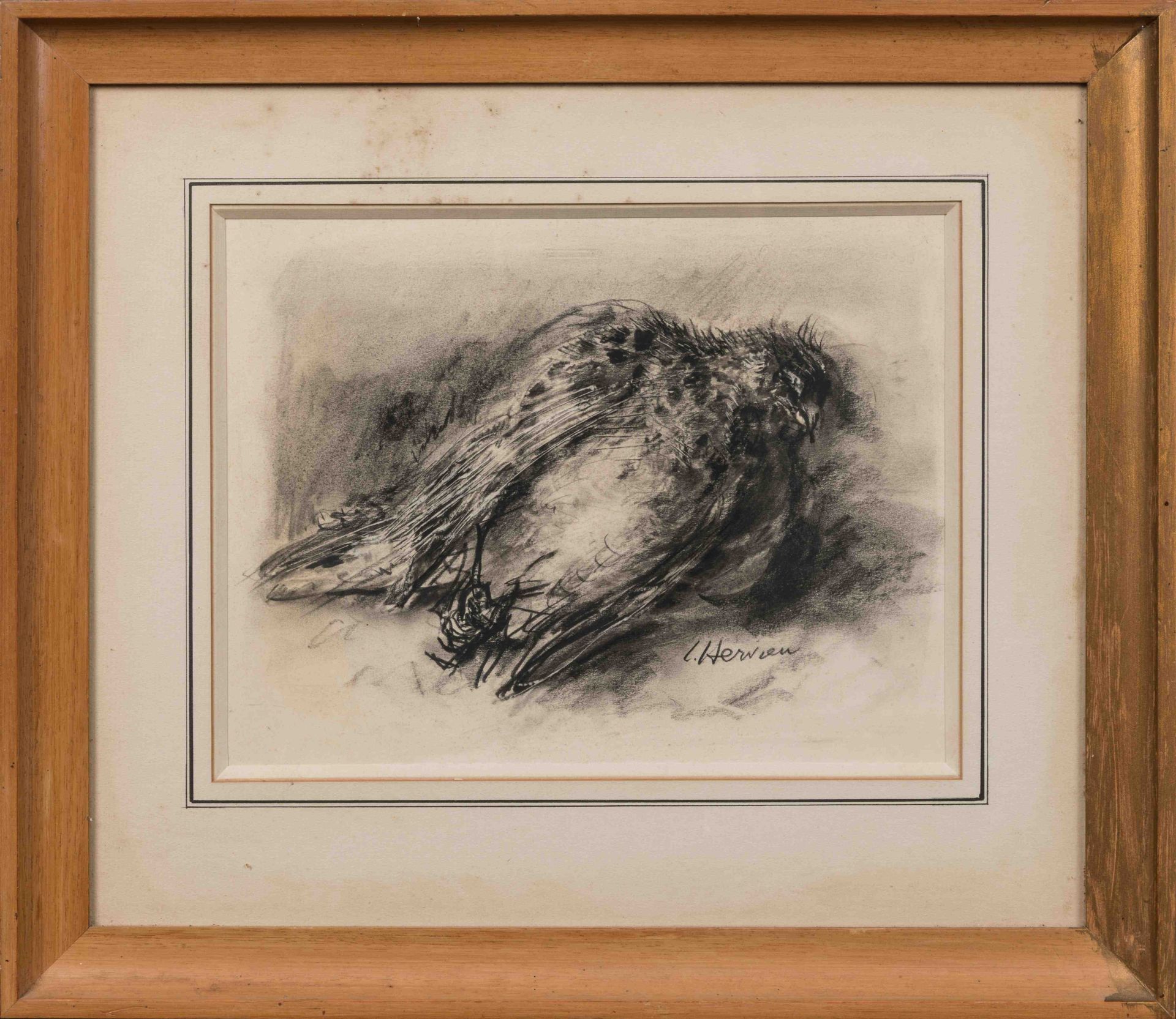 Null Louise HERVIEUX (Alençon, 1878 - Versailles, 1954)

Still life with a bird.&hellip;