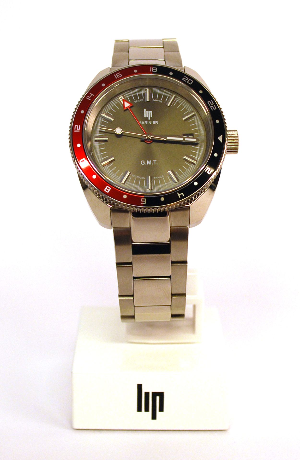 Null LIP 


Reloj de pulsera para hombre, Mariner GMT, corona bicolor, ventana d&hellip;