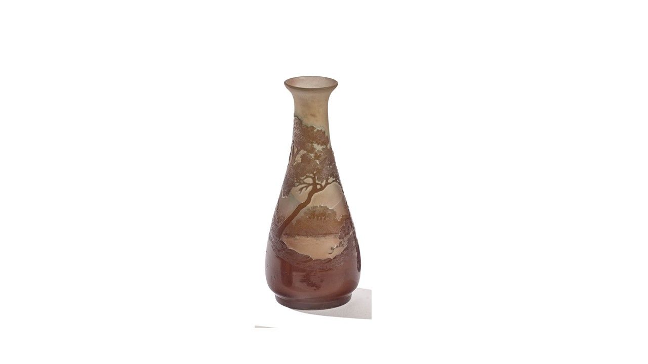 Null ETABLISSEMENTS GALLE


	Vase mit leicht abgeflachtem konischem Körper und o&hellip;