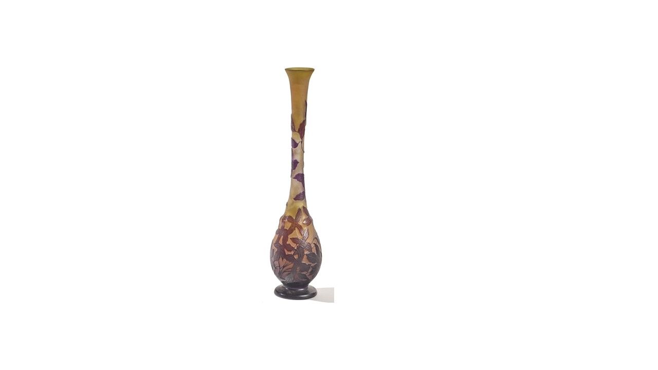 Null * ETABLISSEMENTS GALLE


	Vase balustre à panse ovoïde renflée et long col &hellip;