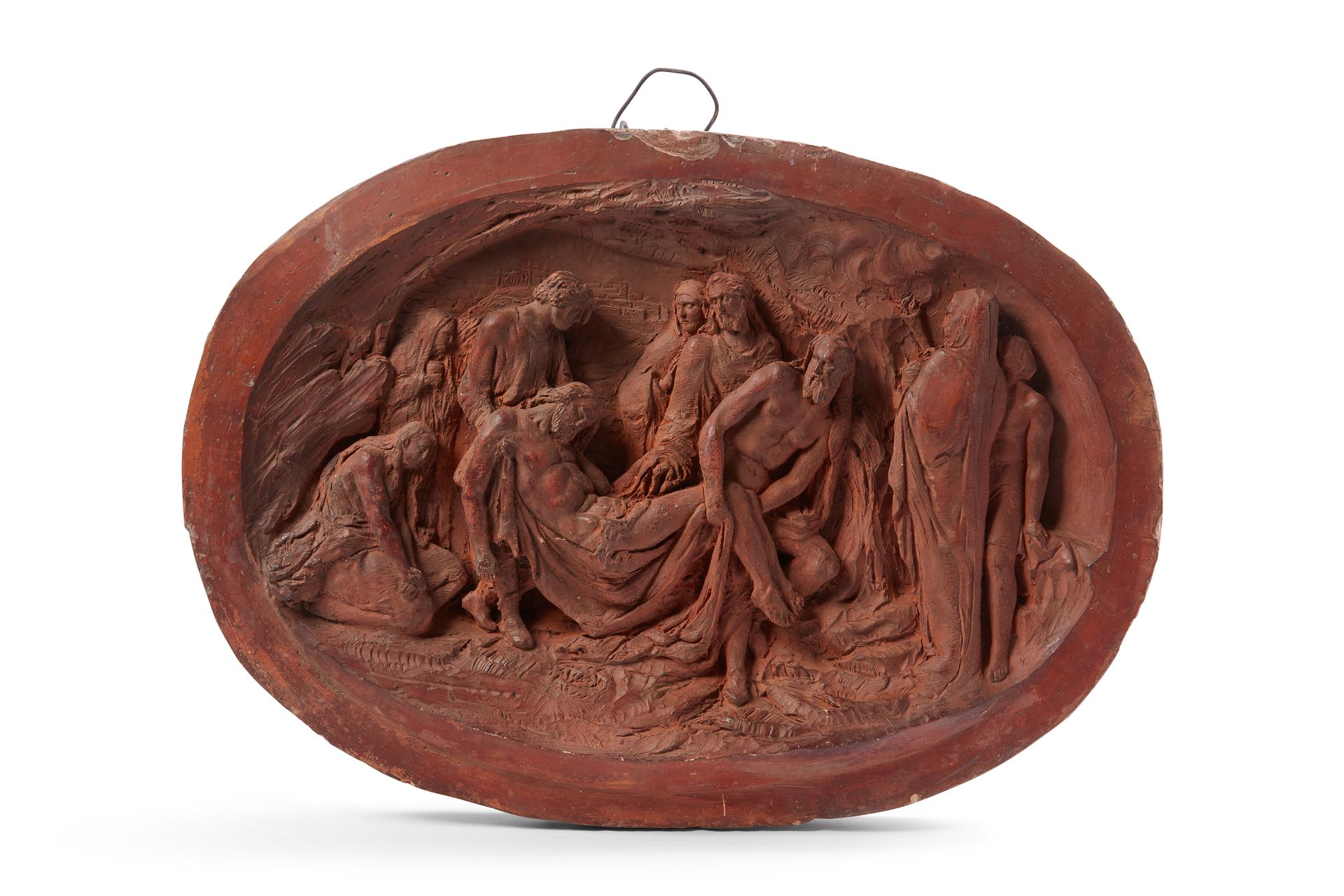 Null School of the South of France around 1880 


Entombment of Christ 


Oval t&hellip;