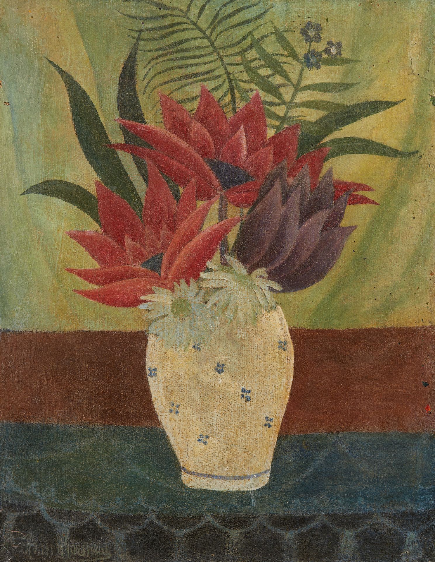 Null 
IL DOGANIERE ROUSSEAU (1844-1910)






Vaso di fiori 






Olio su tela
&hellip;
