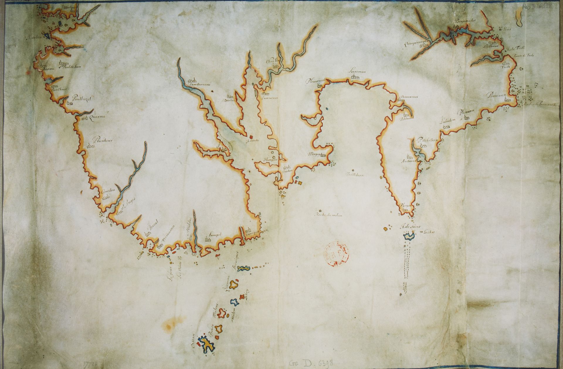 Null SANSON, N. / THORNTON....1700.上校。五张有框架的地图。按原样。





桑顿（Thornton）。从Plougouli&hellip;
