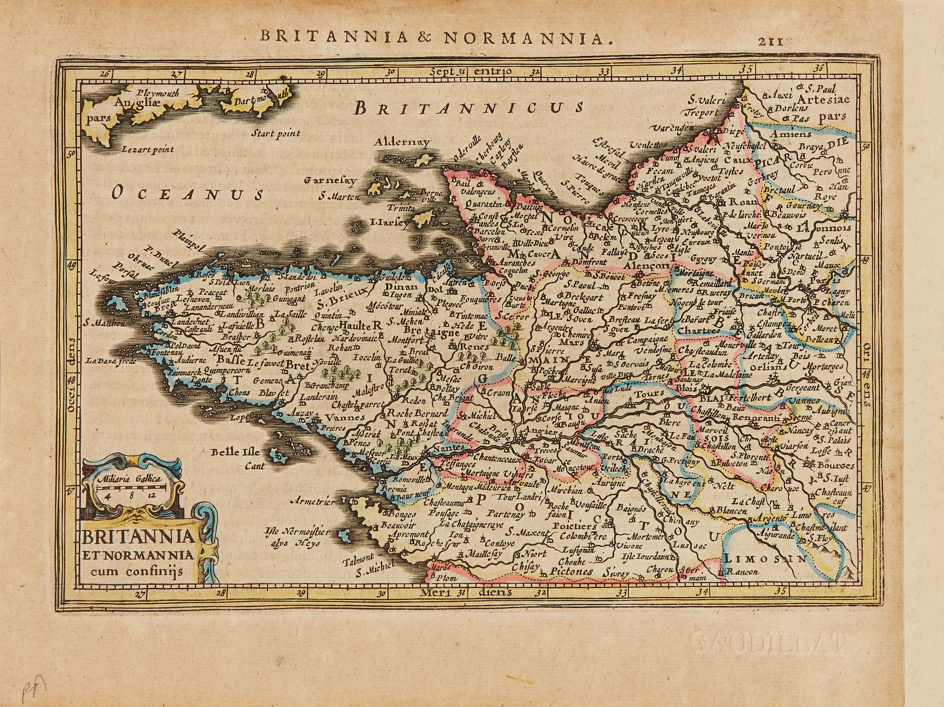 Null MERCATOR, G. / JANSSON, J. Britannia et Normannia cum confiniis.阿姆斯特丹，1628-&hellip;