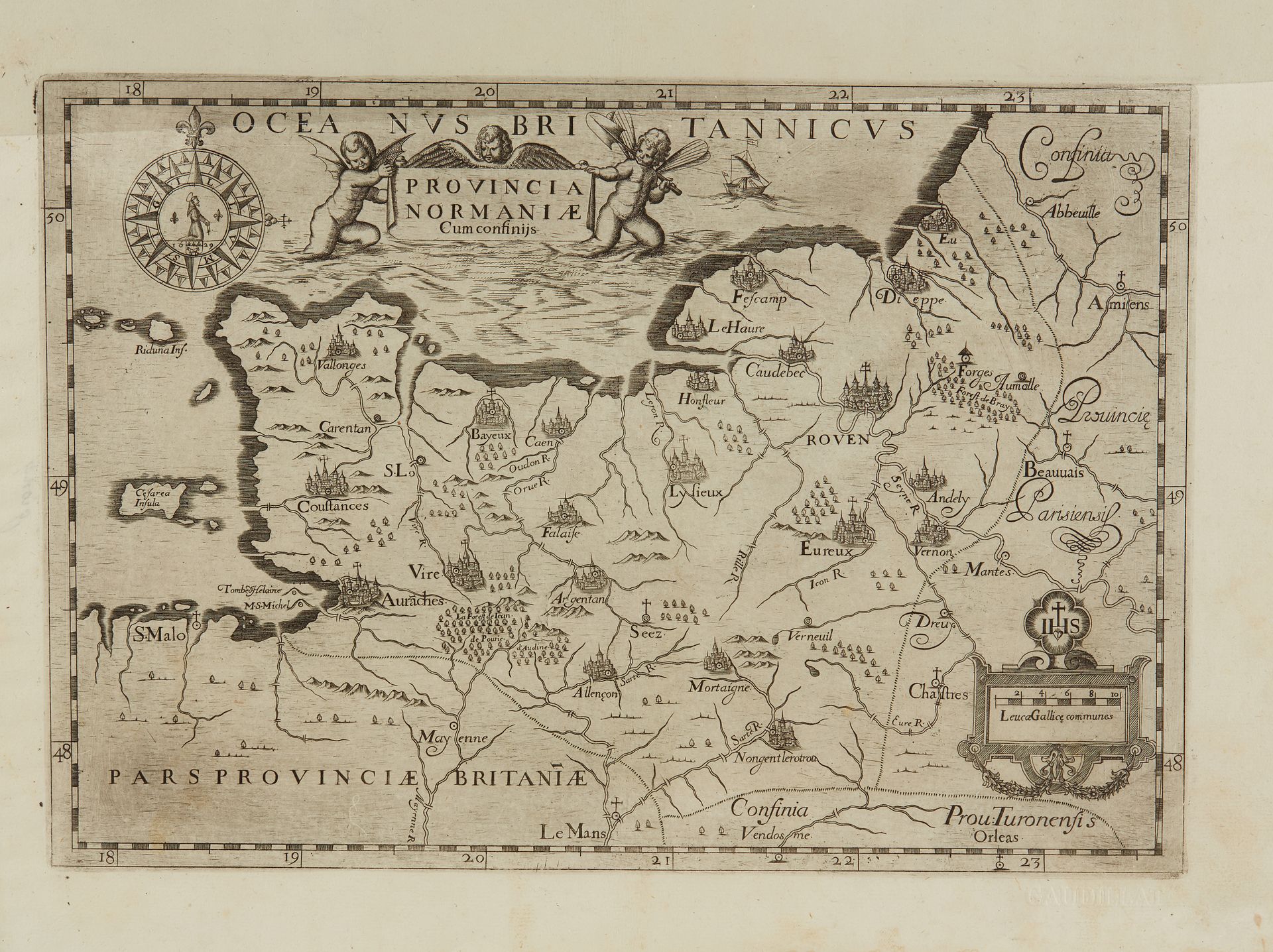 Null GUCHEN, (Maximin) de.Provincia Britanniae Armoricae Cum confiniis.罗马，1643年。&hellip;