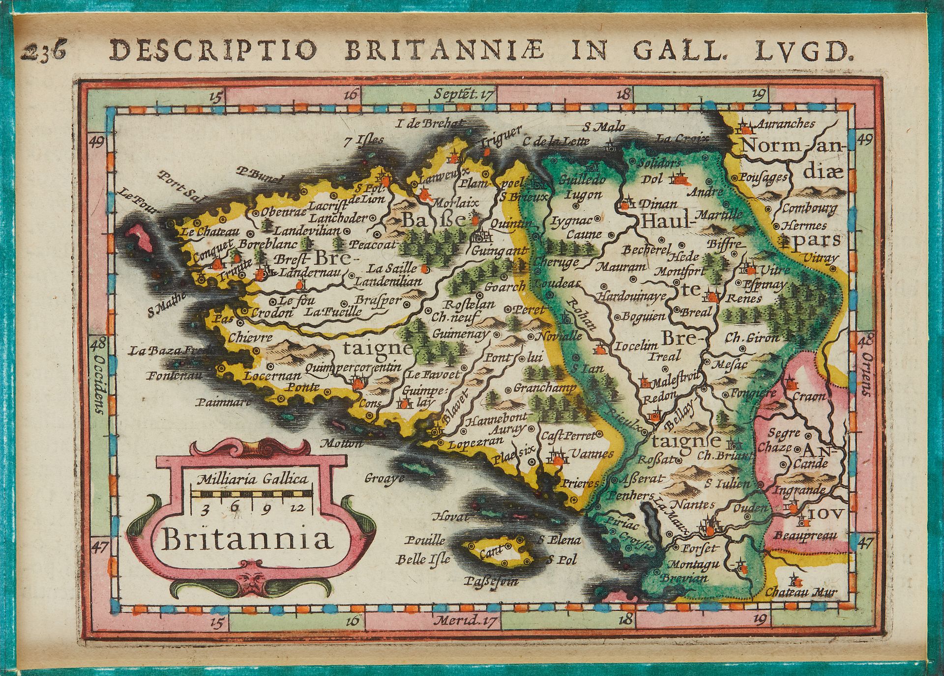 Null BERTIUS, P. / HONDIUS, J. Britannia. Amsterdam, 1616. Col. Una bella copia.&hellip;