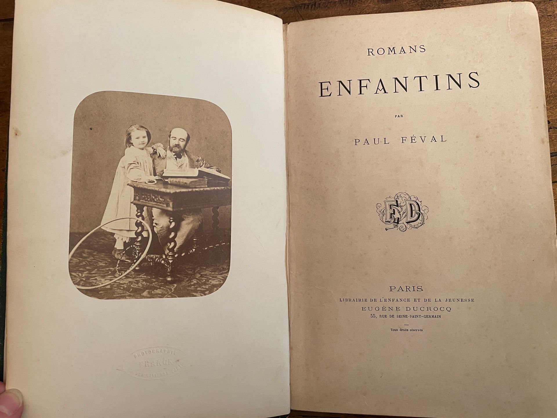 Null Paul Feval 

Romans Enfantins 

Eugène Ducrocq Paris



et Louis Bertrand 
&hellip;