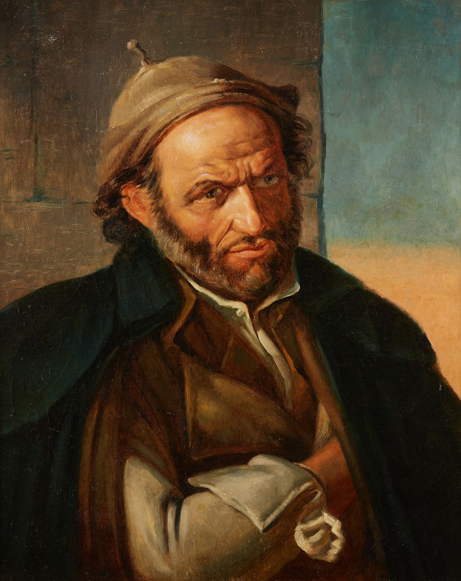 Null Moderne Schule 

Porträt eines Mannes

Öl auf Leinwand.

73 x 60 cm 

(Rest&hellip;